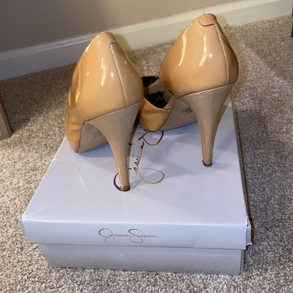 Jessica Simpson Acadia PeepToe heels Size 9.0 - Picture 4 of 6